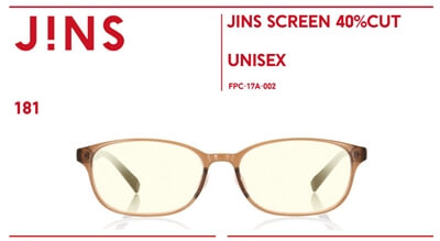 JINSのPCメガネ